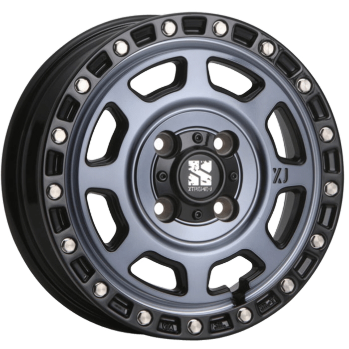 ホイール単品 1本 12インチ 4B+42 4H-100 XTREME-J XJ07 グロスブラック
