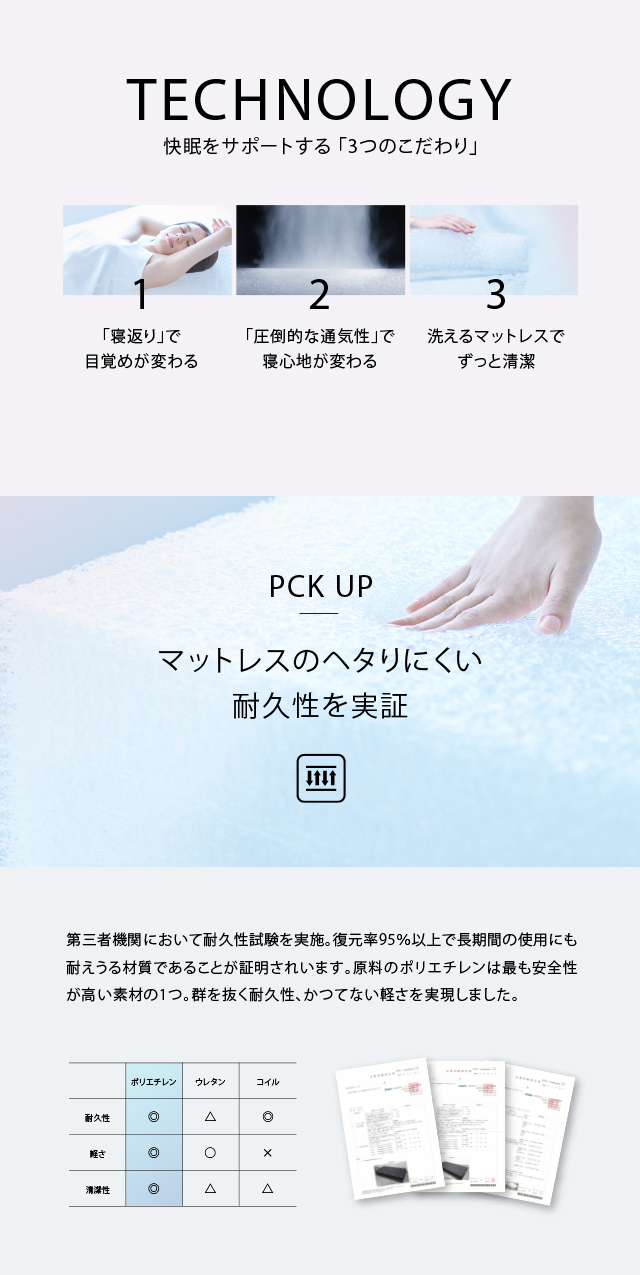座り心地の良さ