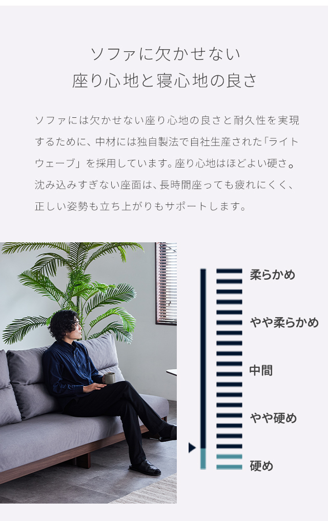 座り心地の良さ