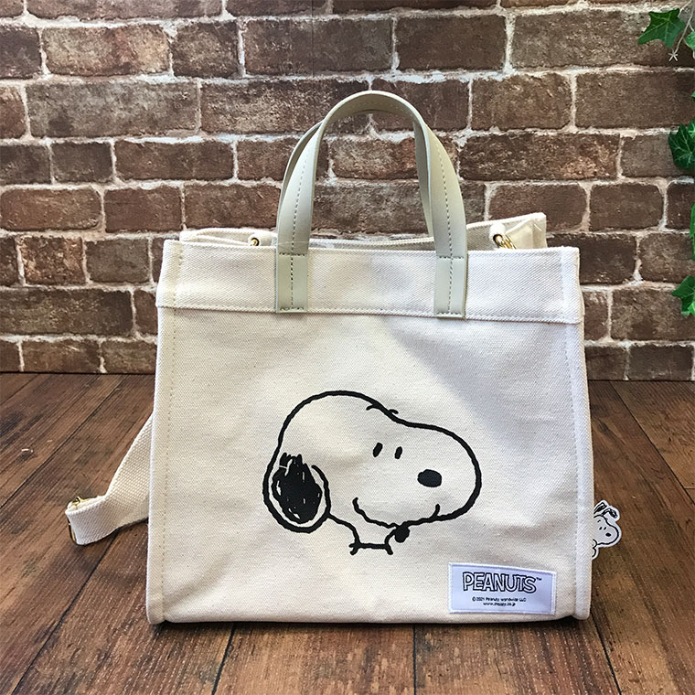 2Wayトートバッグ スヌーピー Classic 6033 : キャリーバッグ 2Wayトートバッグ スヌーピー Classic 6033 : キャリーバッグ