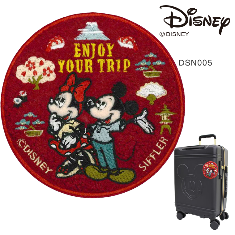 Disney（ディズニー） スーツケースステッカー サガラ刺繍 シール