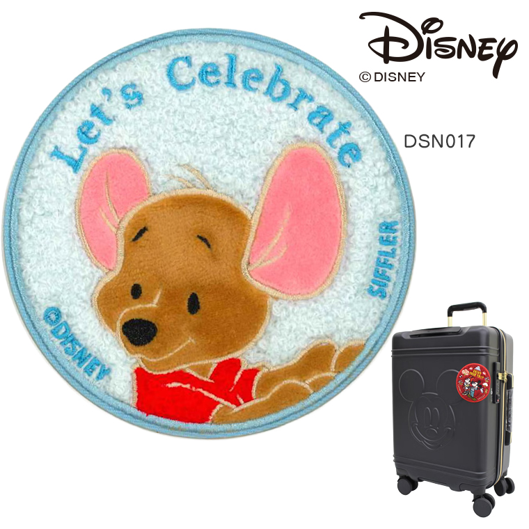 Disney（ディズニー） スーツケースステッカー サガラ刺繍 シール