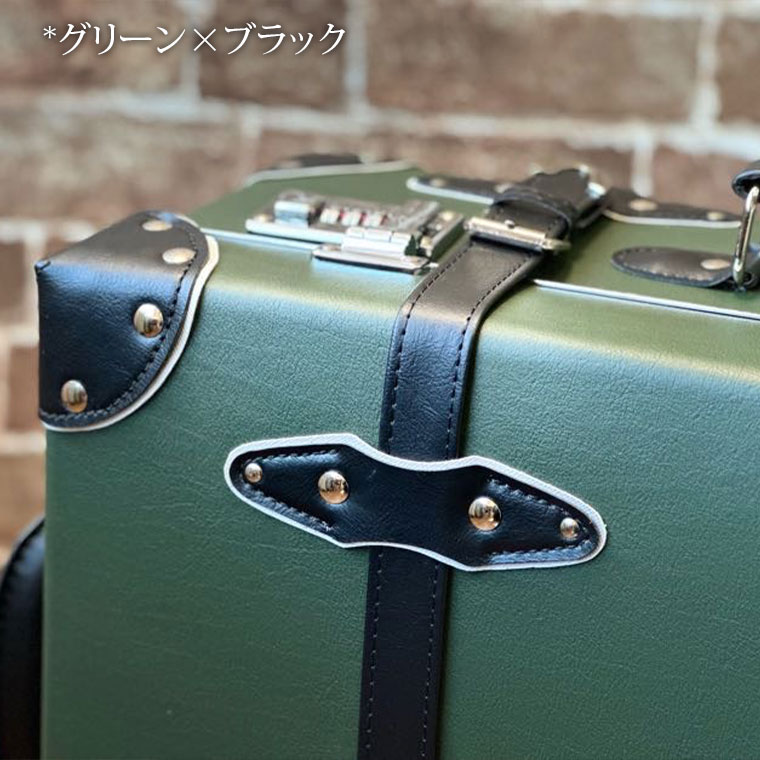 トランクキャリーバッグ 44cm SSサイズ 1〜3泊用 かわいいキャリーケース、スーツケースをお探...