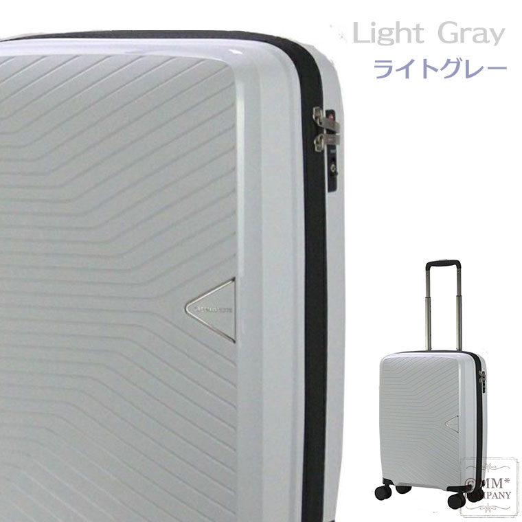 キャリーケース ライトグレー スーツケース 上品カラー 4-6泊 おまけ付 軽量 Siffler（シフレ） スーツケース Sサイズ 35L 1〜3泊 機内持ち込み可