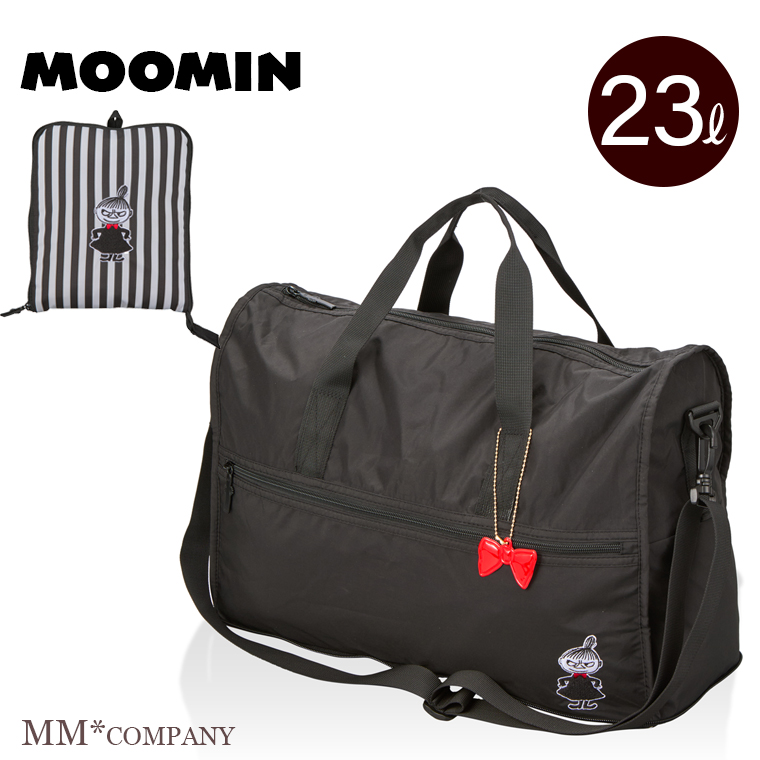 ハピタス ムーミン 折りたたみボストンバッグ Mサイズ 23L H0002