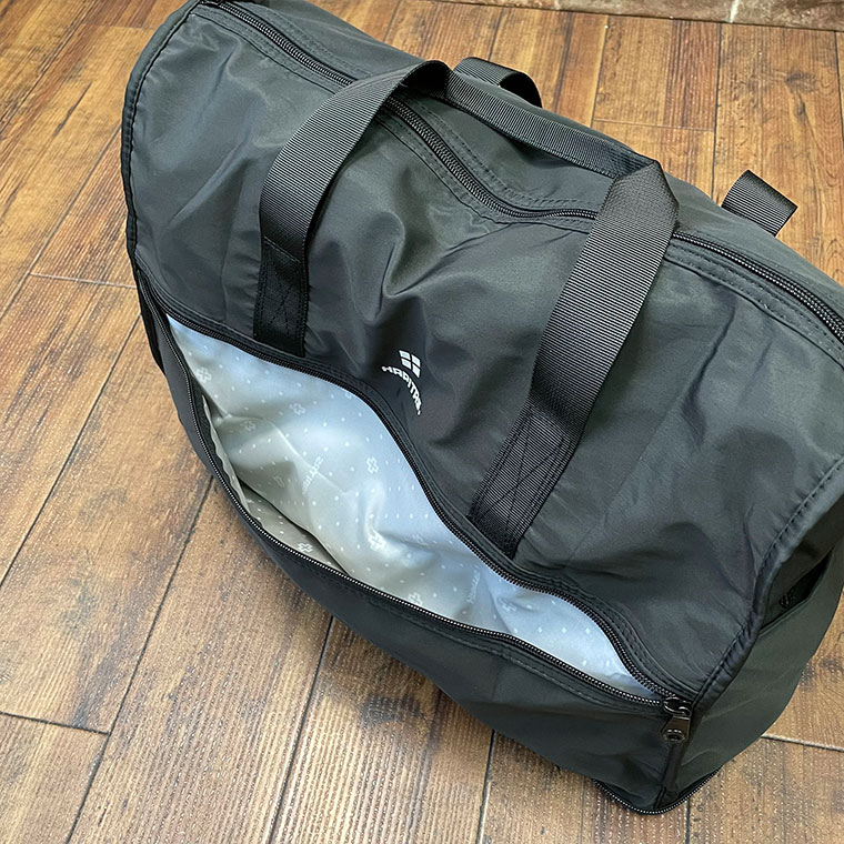 旅行バッグ 折りたたみボストンバッグ Mサイズ キャリーオンバッグ ロゴ ハピタス