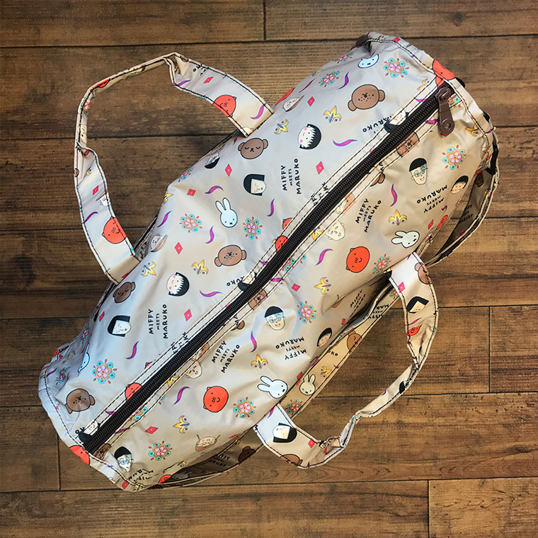 折りたたみ ボストンバッグ Mサイズ 23L まる子&ミッフィー キャリー
