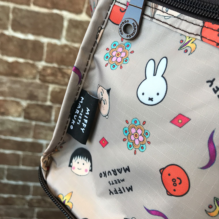 折りたたみ ボストンバッグ Mサイズ 23L まる子&ミッフィー キャリー