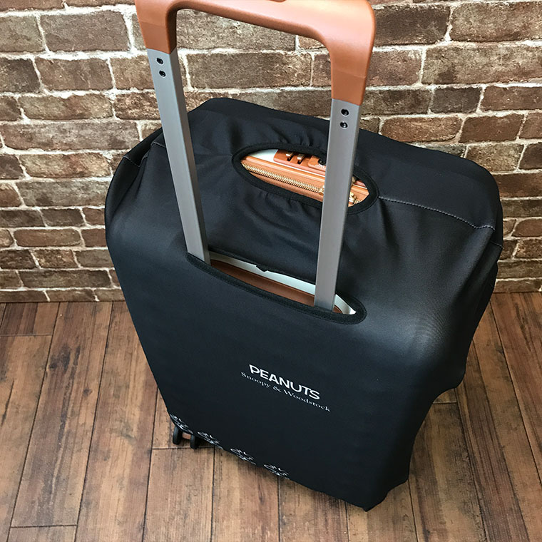 キャリーバーの穴　スーツケースカバー