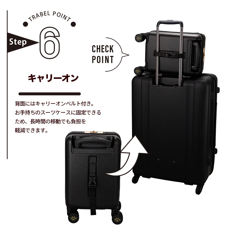 SNOOPY（スヌーピー） スーツケース 機内持込 チキャリー 12L 座席下