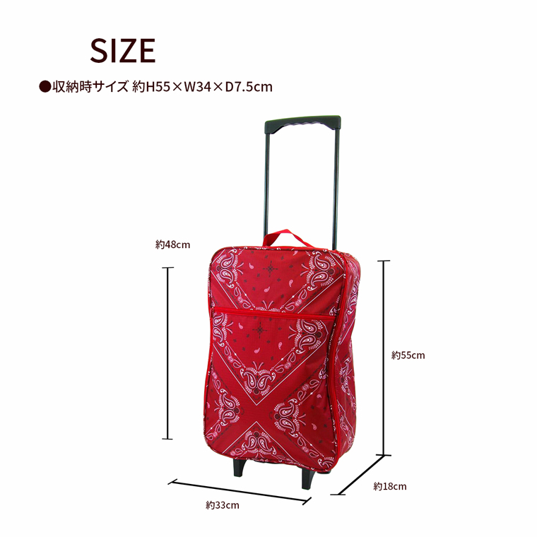 Travel Collection 折りたたみ ソフトキャリー Sサイズ 29L 簡易