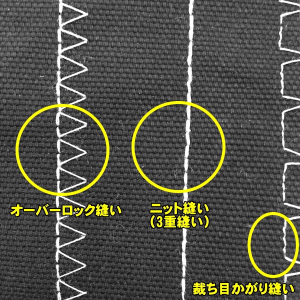 裁ち目かがり縫いでも,この価格帯でオーバーロックのような縫