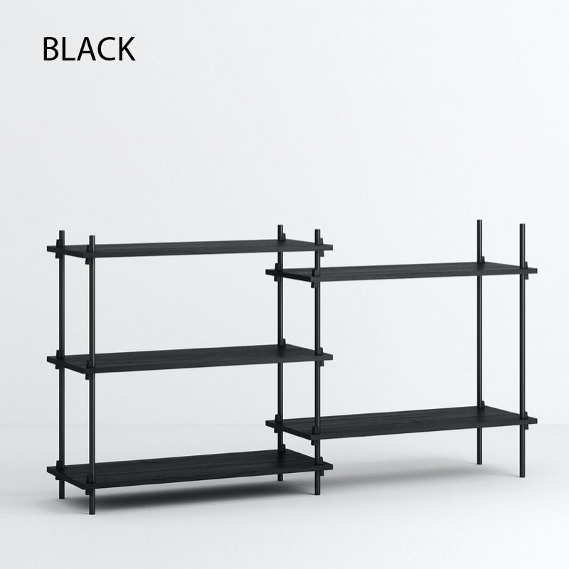 MOEBE Shelving System H85cm Double ムーベ シェルビングシステム