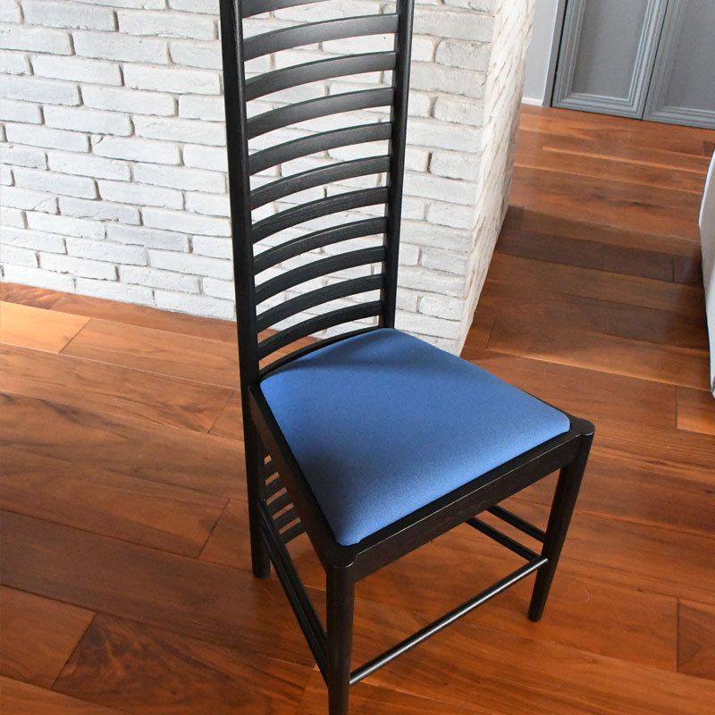 マッキントッシュ ヒルハウスチェア  黒  チェア イス Mackintosh 国内在庫 デザイナーズ家具 Hill house chair