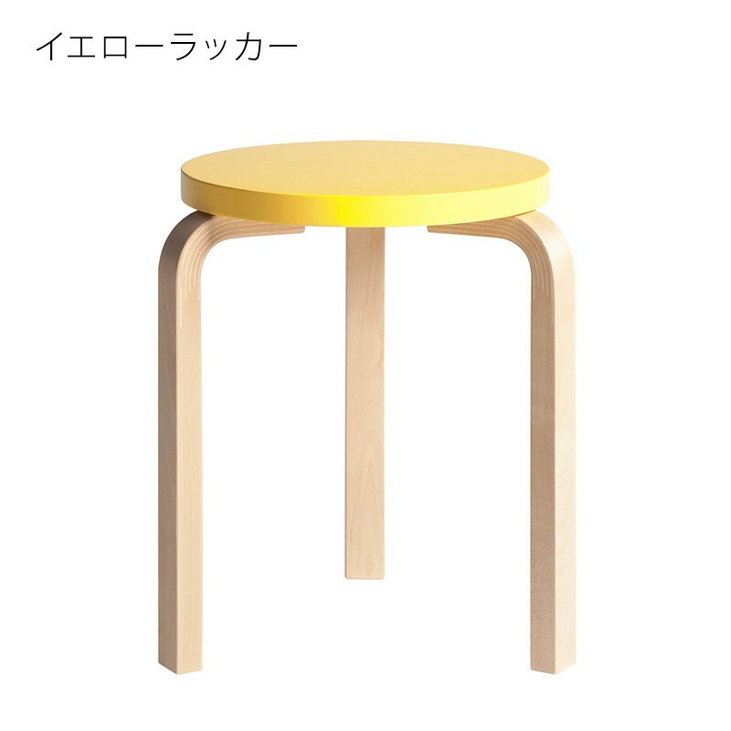 artek（アルテック） STOOL60 バーチ材 3本脚 アルヴァ・アアルト