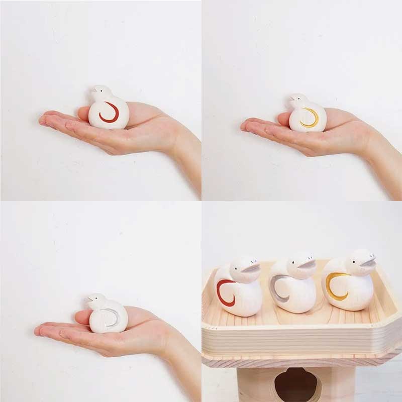 T-LABO 木製雑貨 polepole ぽれぽれ 動物 ヘビ 干支 巳年 数量限定 T