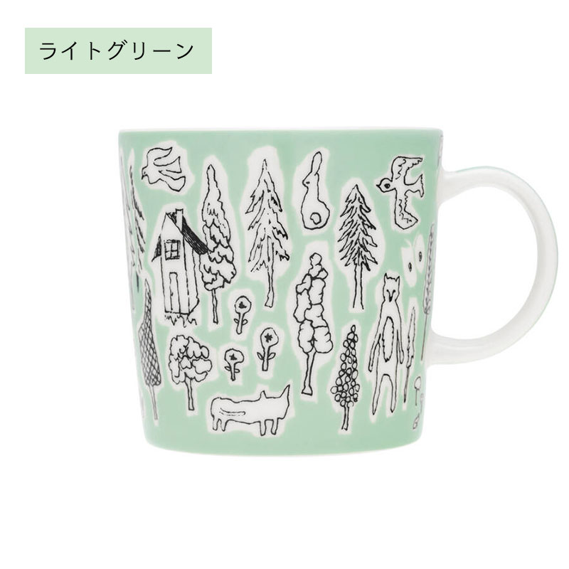 iittala（イッタラ） × ミナ ペルホネン マグ 0.3L フォレストライフ