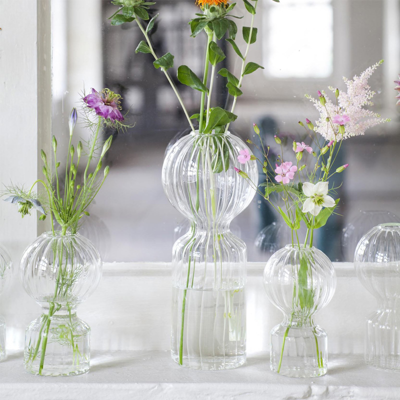 花瓶 SERAX イキ ドール ベース S (クリア) IKI Doll VASE φ7