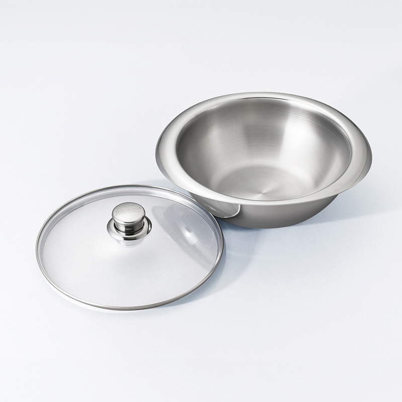 MEYER（マイヤー） 鍋 NEW PAN 24cm ニューパン ガラス蓋付き IH・ガス