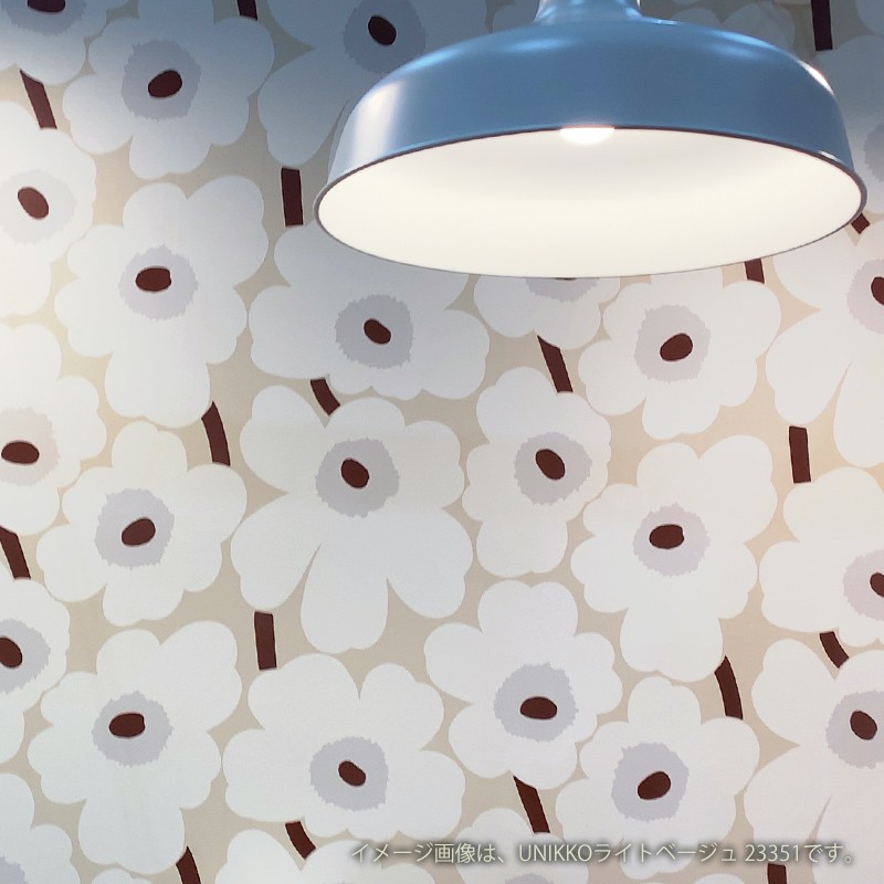 marimekko（マリメッコ） ウニッコ ベージュxオフホワイトxブルー