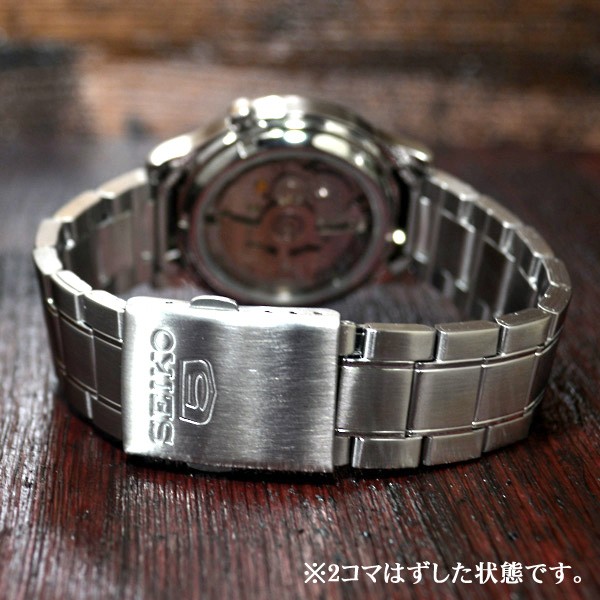 セイコー5 海外モデル 逆輸入 SEIKO5 腕時計 メンズ シルバー文字盤 ステンレスベルト SNK789K1 サイズ調整無料