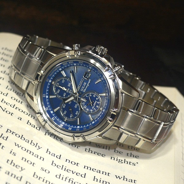 SEIKO セイコー 逆輸入 海外モデル ソーラー クロノグラフ