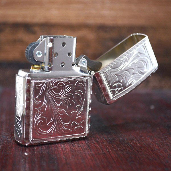 ジッポー ZIPPO ライター KING アーマー キング 5面彫刻 アラベスク 