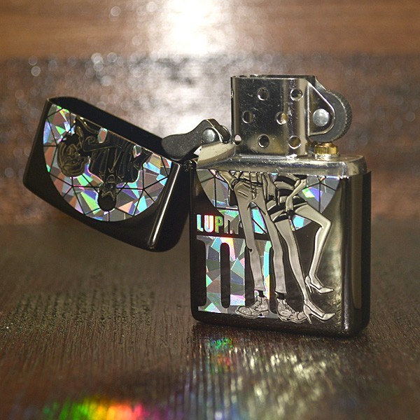 ルパン三世 ダブルフェイス ブラック ホログラム シェル ZIPPO