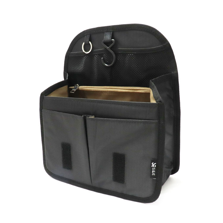 底板付 バッグインバッグ 縦型 A4サイズ 自立 かばん リュックインバッグ 中 整理 メンズ レディース 収納 蓋付き 大容量 通学 通勤 旅行 スクールバッグ｜mnet｜04