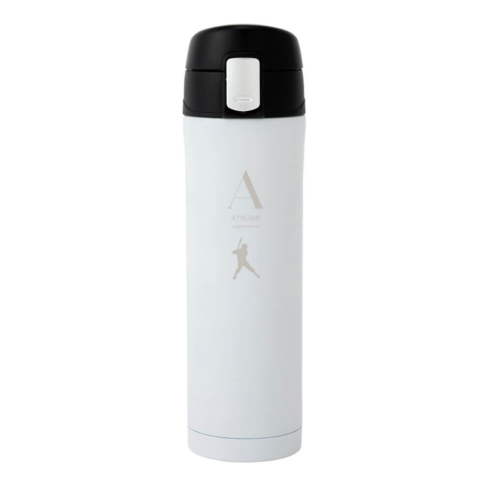 水筒 マグボトル 450ml ワンタッチ ステンレスボトル マイボトル