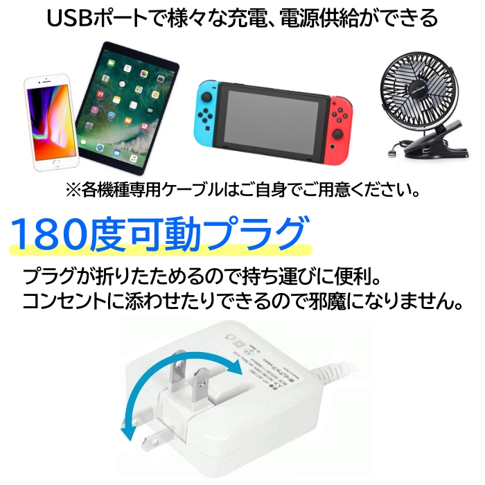 今日の超目玉】 USBポート付き TyepC充電器 急速充電 3.4A 1.5m タイプC AC充電器 コンセント スマホ タブレット ゆうパケット発送  notimundo.com.ec