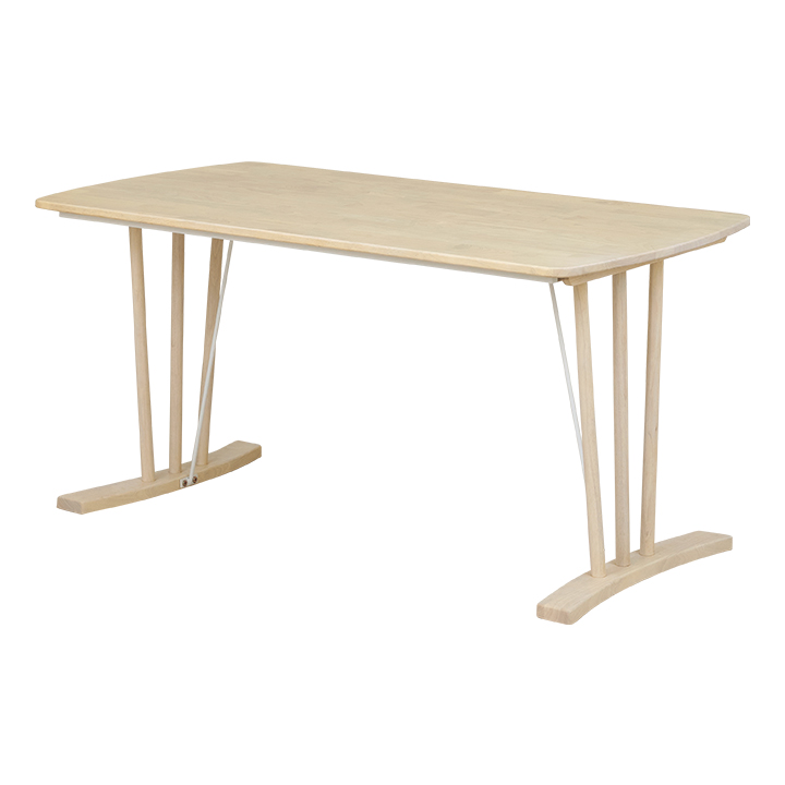 ダイニングテーブル 幅155cm 長方形 ダイニング テーブル 食卓テーブル おしゃれ 4人用 木製 ラバーウッド テーブル単品 Berks(バークス) 3色対応｜mobel｜03