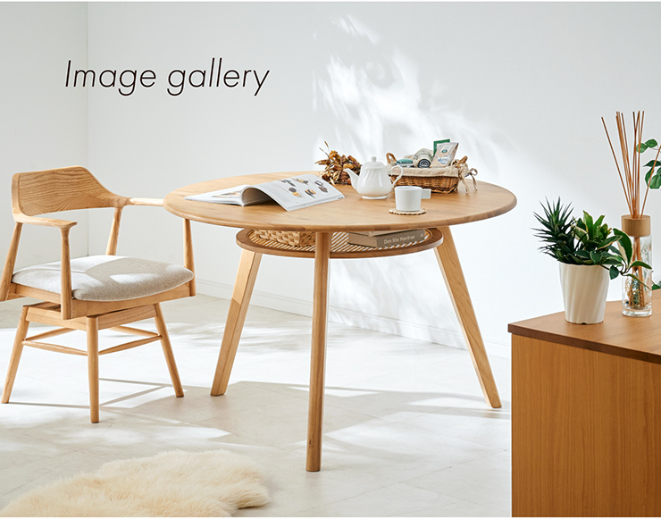 smart-i ラウンド ダイニングテーブル 幅110cm ラウンドテーブル 丸