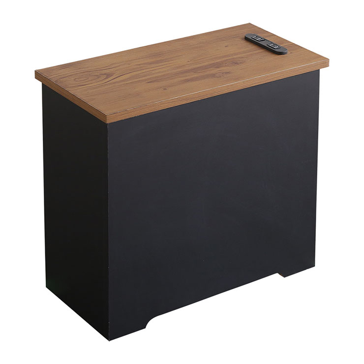 ルーター収納 電源タップ収納 コード収納 コンセント付き サイドテーブル 可動棚 小物入れ 木製 シンプル おしゃれ ルーターボックス 大 RTB-H45 3色対応 |  | 02