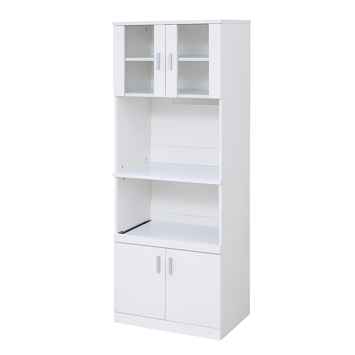 収納 キッチン 台所 ラック 棚 食器棚 おしゃれ モダン コンセント キャビネット ストック ストック収納 収納家具 SIMシリーズ レンジボード FAP-0016 幅60cm |  | 01