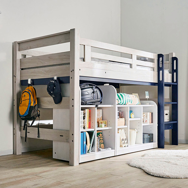 特許構造 システムベッド 机 学習デスク ランドセルラック LED照明