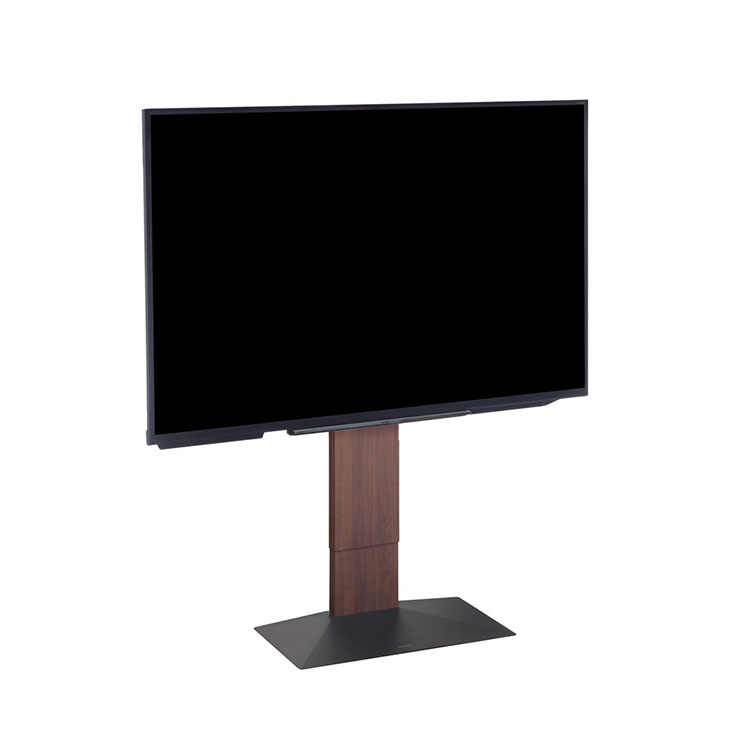 32〜80インチ対応 テレビスタンド 壁寄せ ロータイプ リビング ディスプレイ WALL(ウォール) 壁寄せTVスタンド V3 ロータイプ 【漆黒】 7色対応