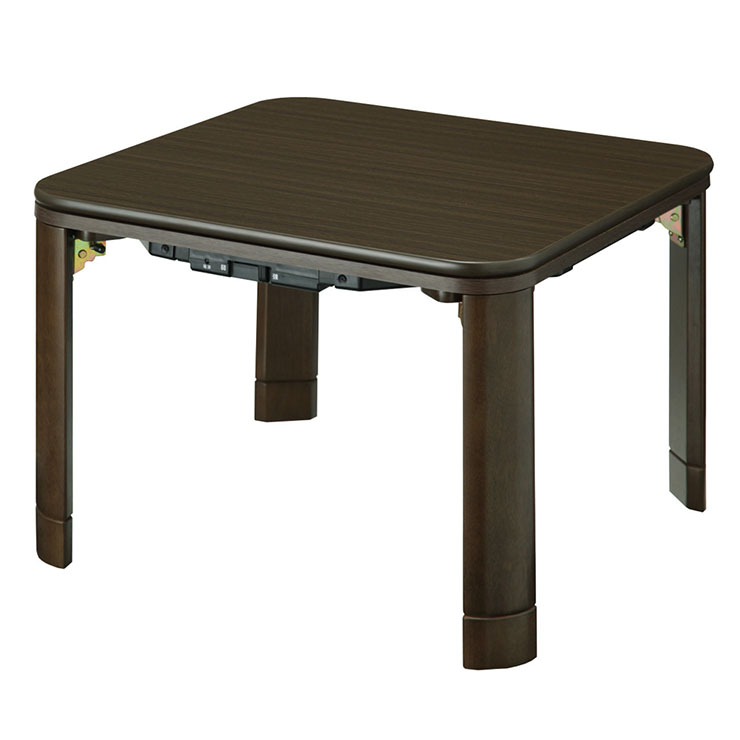 こたつテーブル コタツ 単品 正方形 継ぎ脚 木製 センターテーブル おしゃれ フラットヒーター折れ脚こたつ Flat Mollis(フラットモリス) 60x60cm 2色対応｜mobel｜02