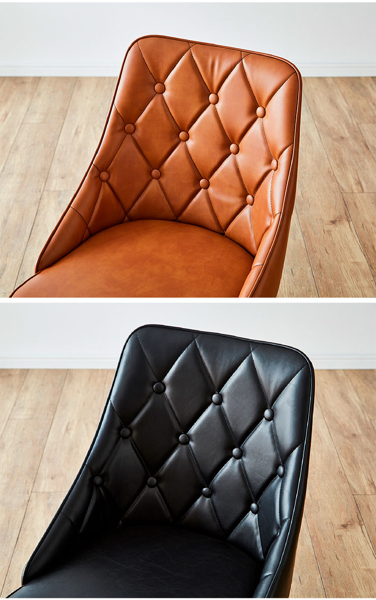 ダイニング 回転チェア 2脚セット DC7259A 2色対応 回転椅子