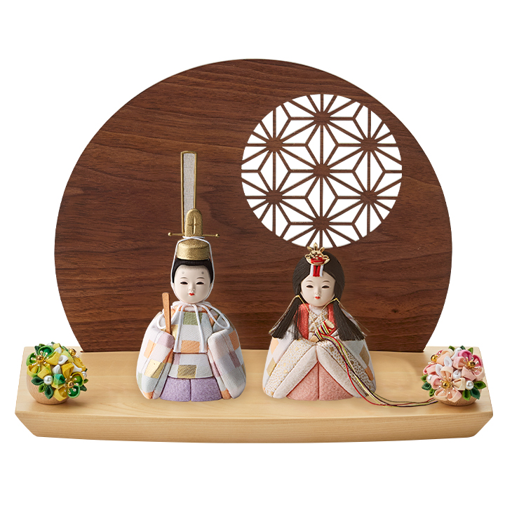 雛人形　お雛様　桃の節句　御代理様　ミニサイズ　ひな祭り 日本製 雛人形 ひな人形 コンパクト お雛様 ひな祭り 雛祭り 雛まつり