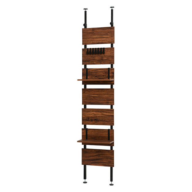 オープンラック 突っ張りウォールラック KTR-3146 シンプル 幅40cm スリム 省スペース デッドスペース 棚板付き 壁面収納 ディスプレイ リビング トイレ |  | 01