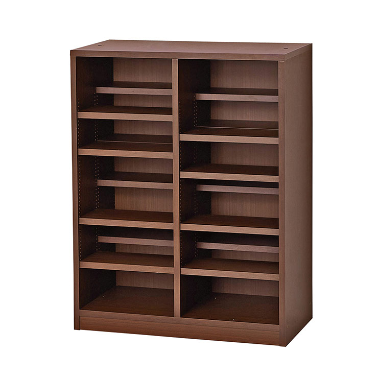 国産 本棚 書棚 ブックラック ブックシェルフ オープン収納 小物収納 リビング 書斎 可動棚 連結可 大容量 省スペース おしゃれ ダブル棚板本棚 幅90cm 2色対応 |  | 01