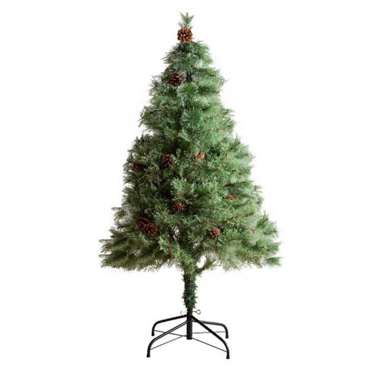 クリスマスツリー H120cm ミニツリー ツリー 単品 電池 LED もみの木 松ぼっくり おしゃれ 北欧 モダン クリスマス LEDライト付き ヌードツリー Chalon(カロン)｜mobel｜02