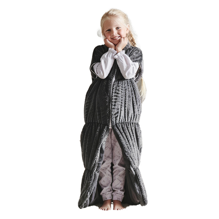【NERUS 正規品 ネルス】寝具 着る毛布 子供用 吸湿発熱 4way Manon Kids(マノンキッズ) Mサイズ 3色対応 おしゃれ 静電気防止 ノースリーブ ハイネック 洗える | smart-i | 03