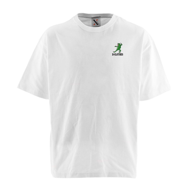 リアル文鳥 セキセイインコ 犬 猫 ワンポイント 刺繍 5.6オンス ビッグシルエット 半袖 Tシャツ メンズ グッズ 白 ホワイト カットソー｜mobera｜11