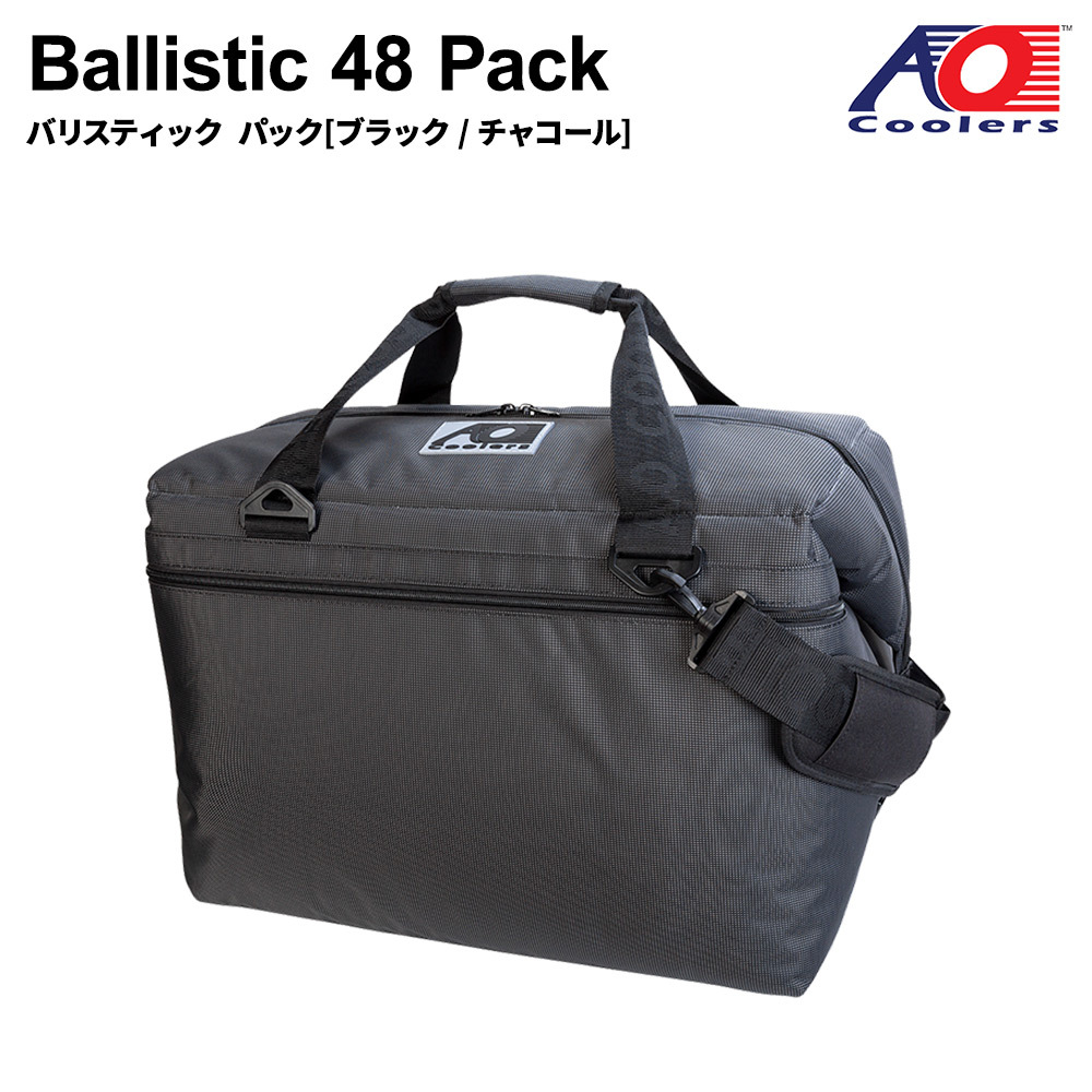 AO Coolers エーオークーラー 48パック Ballistic Black/Charcoal