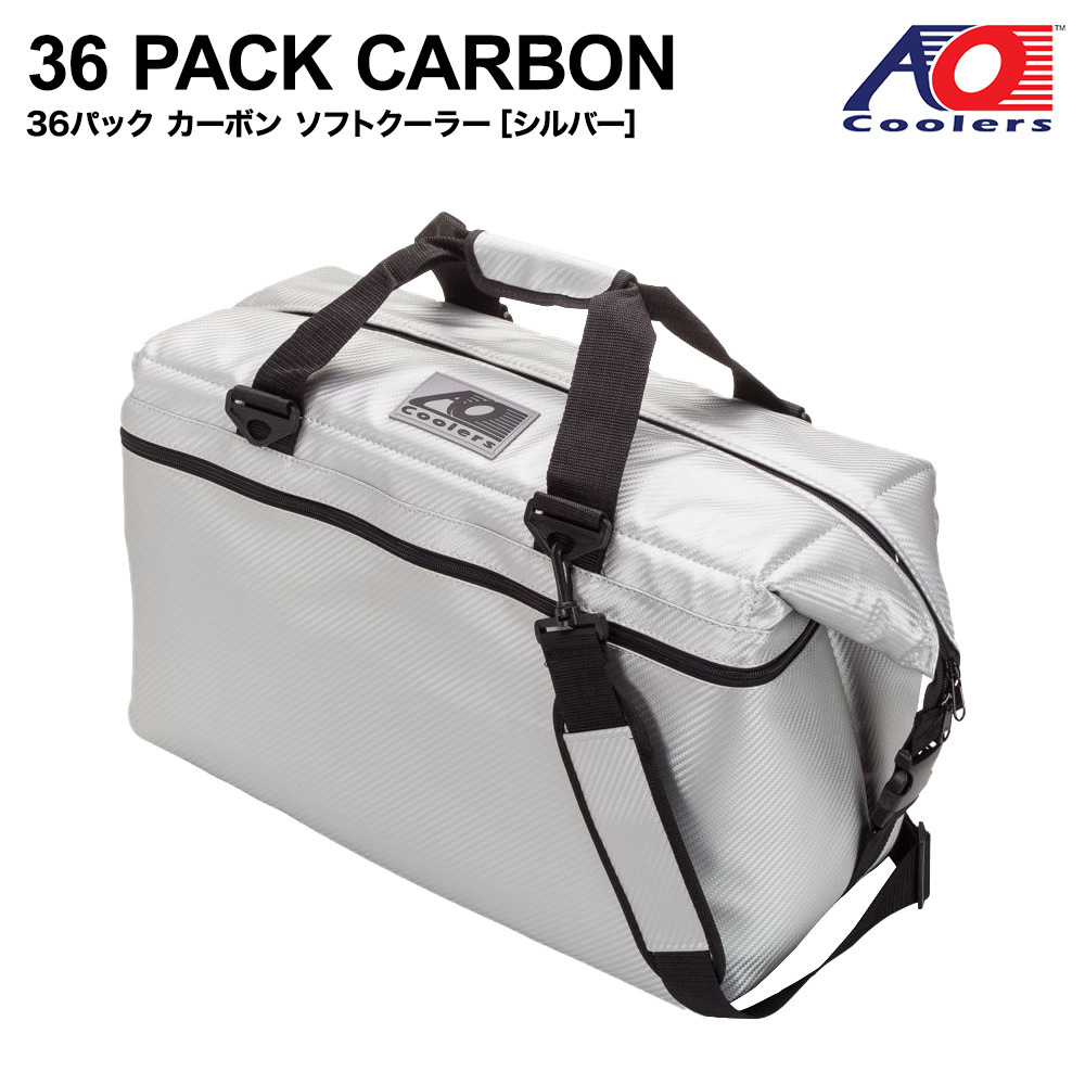 AO Coolers エーオークーラー 36パック クーラー カーボン シルバー 
