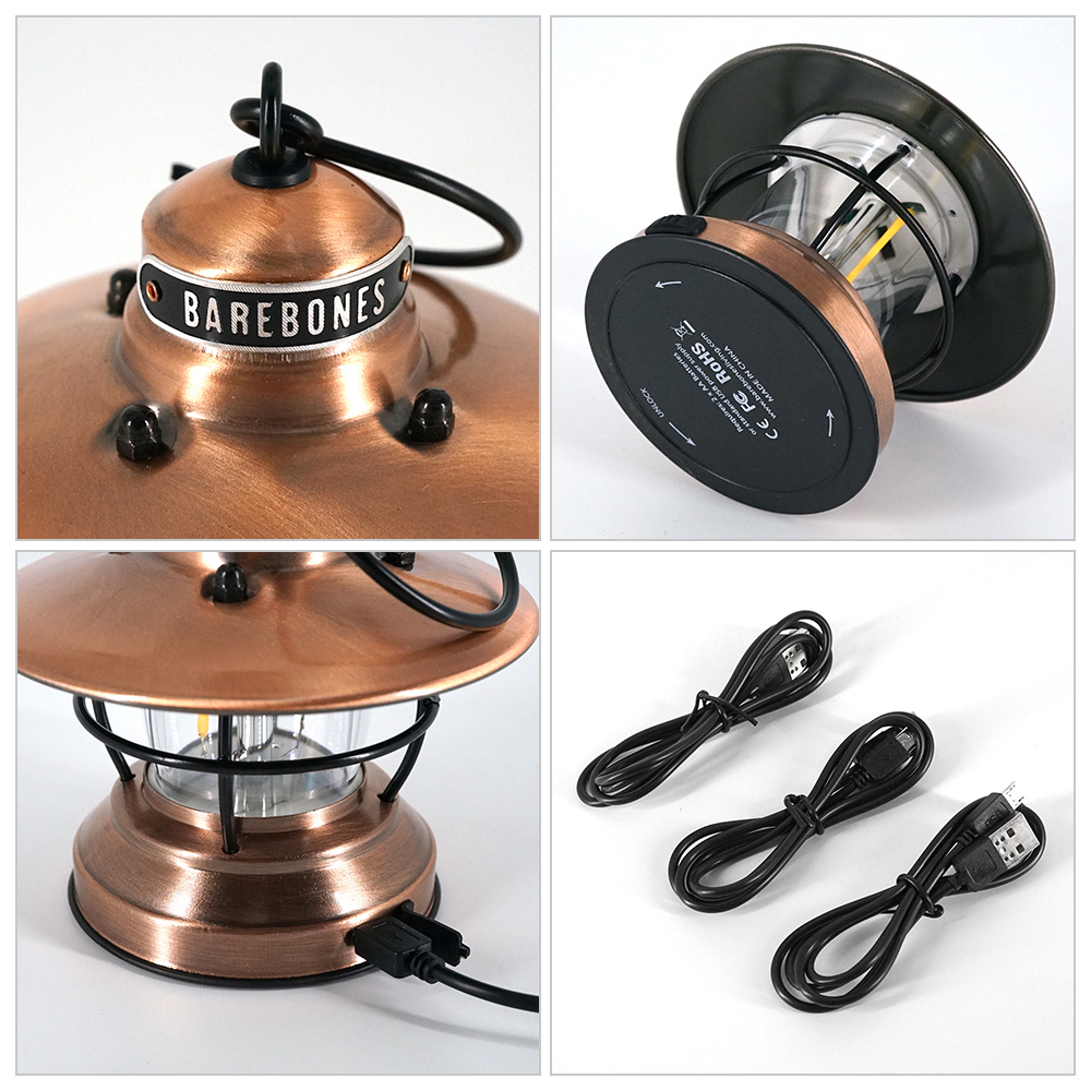 BAREBONES（ベアボーンズ） ランタン エジソン ミニランタン 3個セット