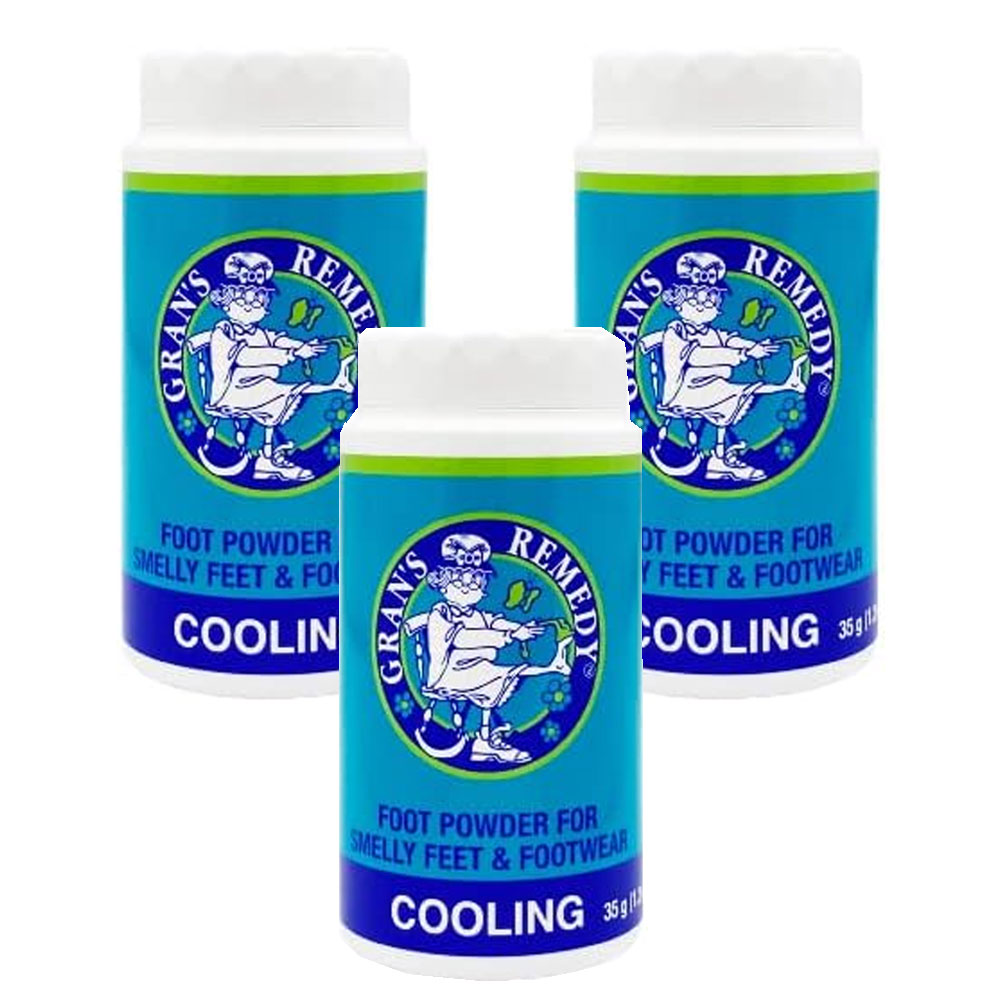 GRAN'S REMEDY（グランズレメディ） ボトル 靴の消臭パウダー 35g 3個