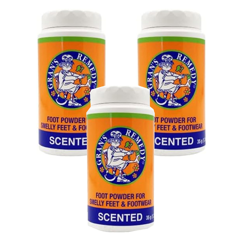 GRAN'S REMEDY（グランズレメディ） ボトル 靴の消臭パウダー 35g 3個